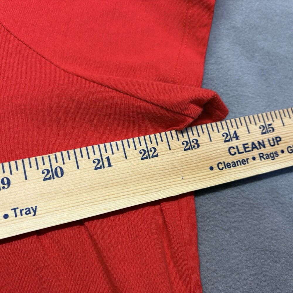 Lauren Ralph Lauren Red Logo T-Shirt Size 2X Short Sleeve Cotton Modal Tee - Picture 7 of 8
